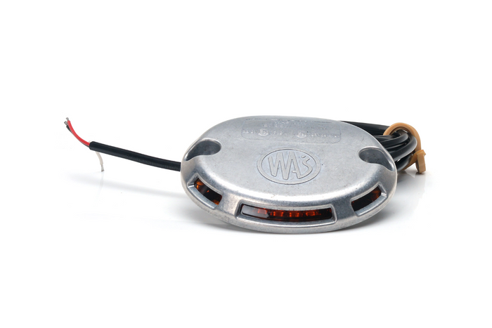 WAŚ 1126 W151 Luz de advertencia LED naranja para plataforma elevadora trasera