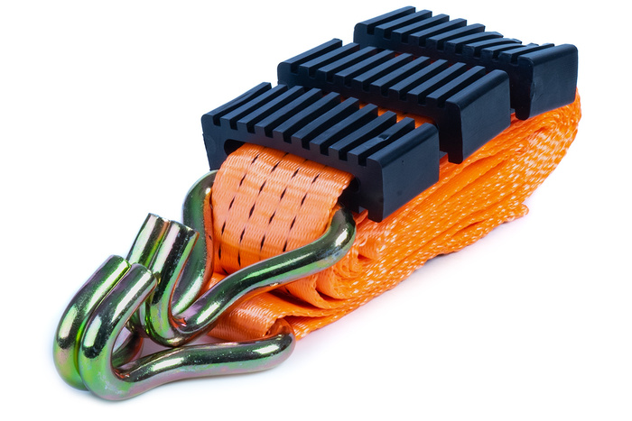 Correa de transporte de 3 puntos con tensor para remolque UNITRAILER 3m/50mm/4t naranja