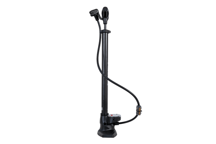 Bomba de aire universal para bicicleta con manómetro FISCHER 85580