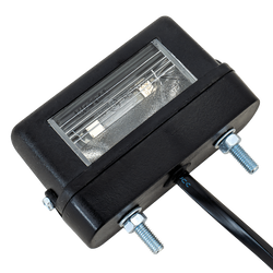 Piloto matrícula Aspöck Regpoint pequeño 12V 0,8m