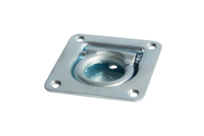 Conjunto: Amarre ZBF 70-1 Winterhoff con placa de fijación al remolque