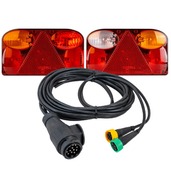 Luces traseras FRISTOM FT-088 + arnés MANTES 4m 13PIN