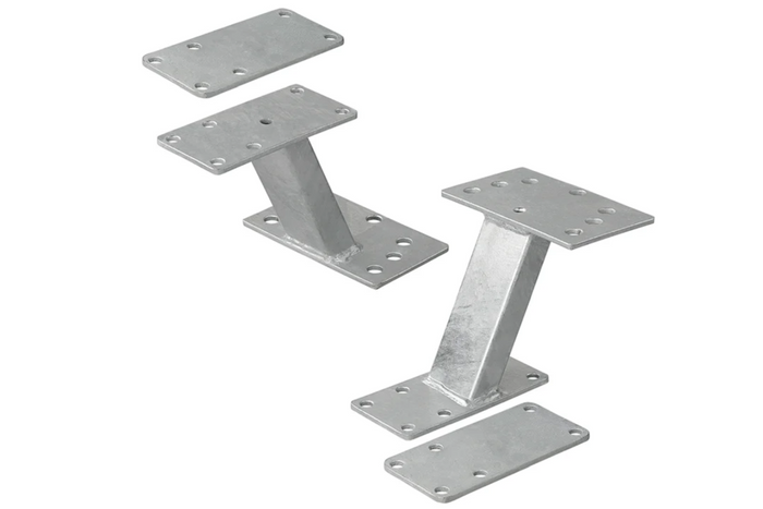 ProPlus 342643 Soporte de montaje para rueda de repuesto de remolque, ángulo de 8 a 16"