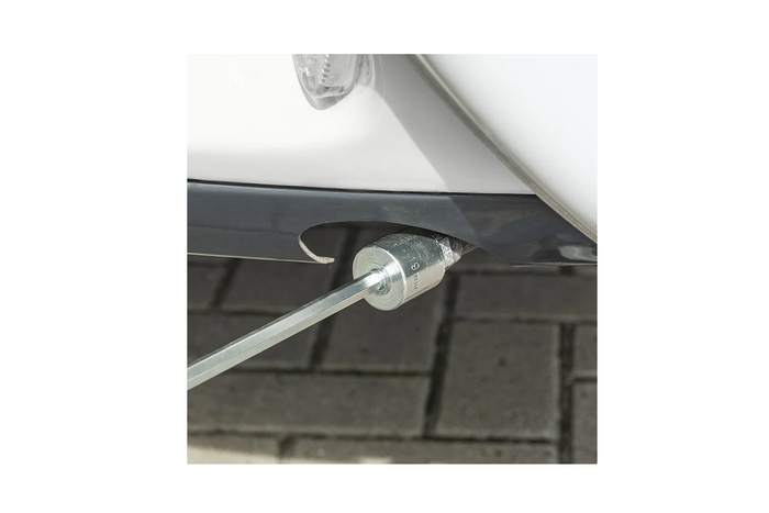 Extensión de soporte ProPlus 360029 para remolque portacontenedores de 440 mm y 19 mm.