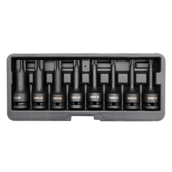 Llaves de impacto Torx YATO YT-1065 1/2" 8 piezas.
