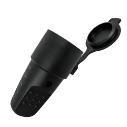 Conector hembra MANTES de 3 pines, de goma, con tapa, 16 A, 250 V