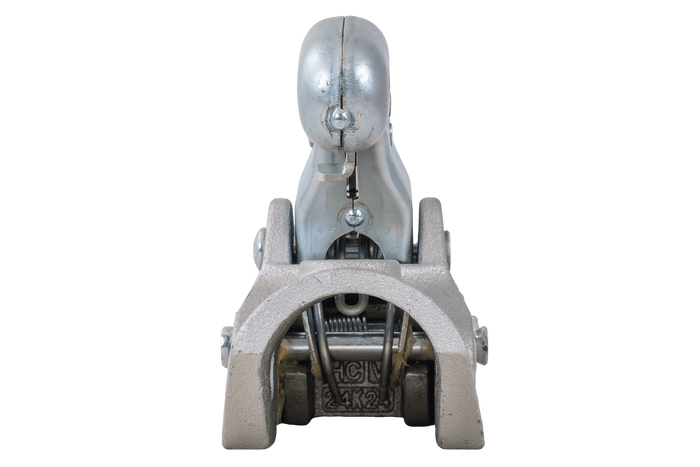 Enganche de bola KNOTT K35-A para remolque de 3500 kg con barra de tiro de tubo de 50 mm, hierro fundido