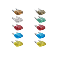 Fusibles miniatura tipo cuchilla ProPlus 490371S, mixtos, 12V/24V, juego de 10 unidades.