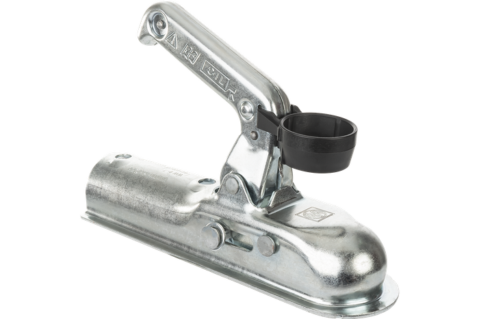 Enganche de bola WINTERHOFF WW8-A para remolque de 800kg con lanza tubular de 50mm