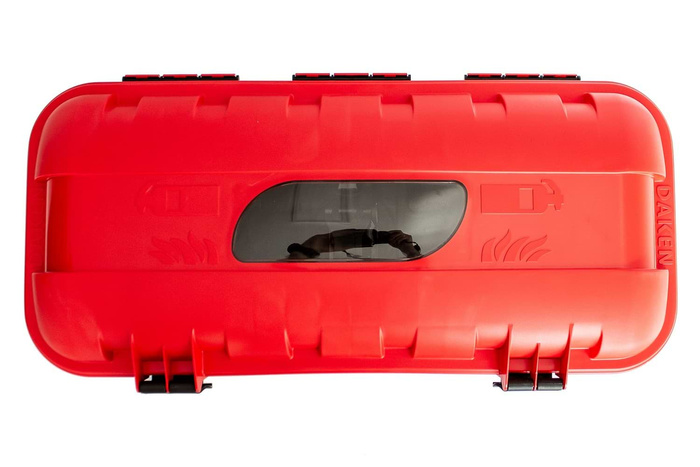 Caja extintor 6kg DAKEN 82500 STRIKE 600x287x220mm rojo