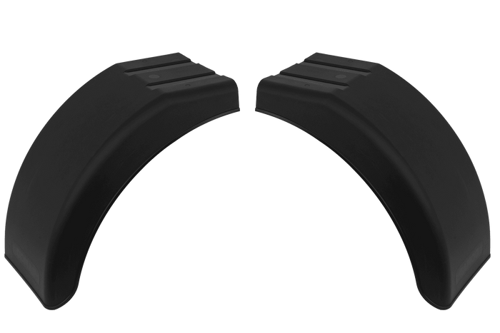 Juego de dos medios guardabarros para remolque DOMAR DR1013004+DR1013005, paso de rueda 395/220mm izquierdo+derecho