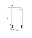 WINTERHOFF ZBF 10-SD abrazadera cuadrada tipo C M8 110/52
