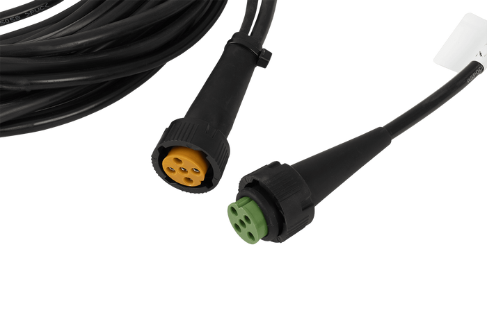 ASPÖCK Instalación eléctrica arnés de remolque 5 m 7 PIN conector bayonetas 2x 5 PIN