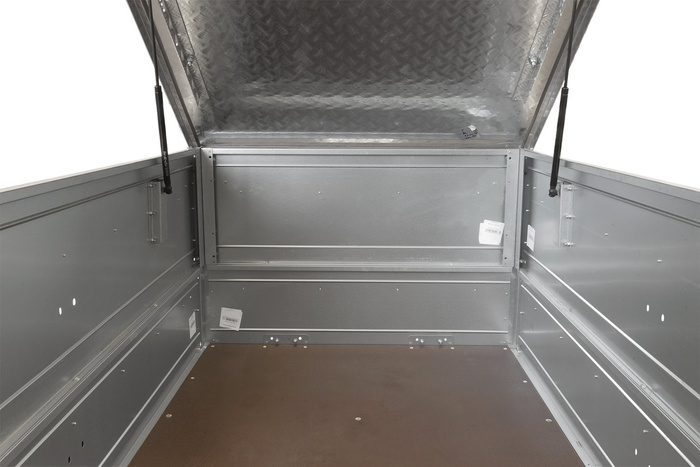 UNITRAILER GARDEN TRAILER 201 KIPP cubierta de remolque con cilindros / cerradura con llave