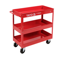 Carro de taller YATO YT-55210 de 3 niveles, armario de taller, 130 kg, 79,5 x 79 x 37 cm
