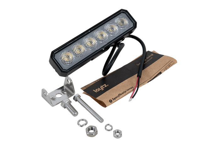 Reflector de lámpara de trabajo LED LAYTZ LY7301, 24 LED, 2400 lm, rectangular