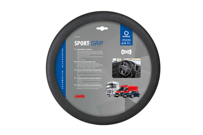 Funda de silicona para volante LAMPA Sport-Grip 34-51cm