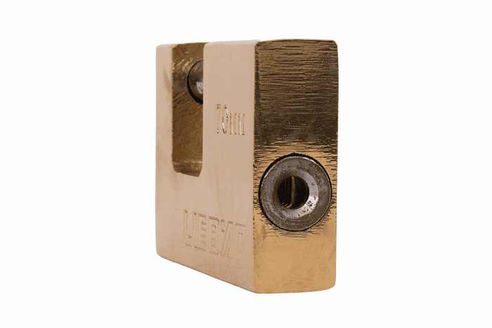 Candado de latón 70mm HERMON, diámetro de oreja 10mm