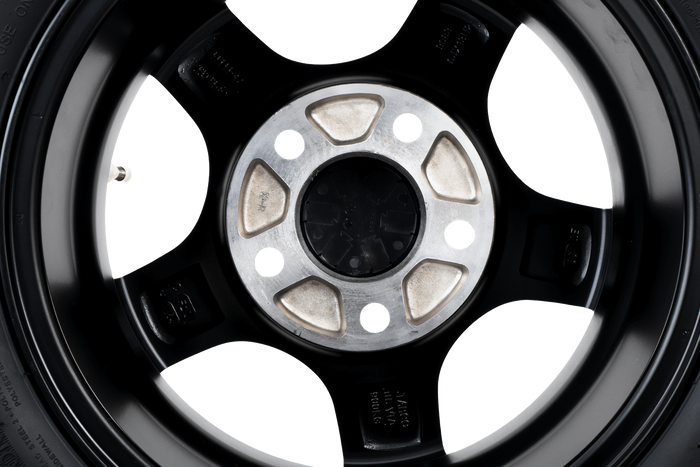 Rueda de remolque reforzada KENDA TIRE 195/50 R13C 104/102N LLANTA DE ALUMINIO STARCO negra 6Jx13"H2 5x112 ET:30