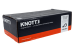 Enganche de ojo KNOTT KK7937S para remolque de 3500 kg con lanza tubular de 60 mm, nuevo modelo