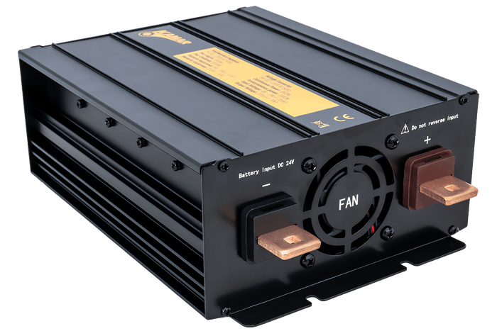 Convertidor de voltaje 24V/230V (1000/2000W) KAMAR E1927