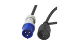 Adaptador con enchufe y toma CEE con contacto de protección 16A 230V ProPlus 373530DE cable 150cm