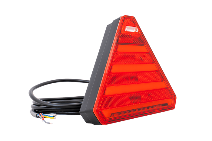 Luz trasera LED WAŚ W245 universal con 6 funciones