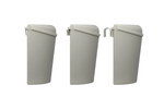Cubo de basura ProPlus 370402 con tapa para remolques y autocaravanas, 6 litros.