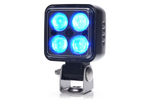 Lámpara de seguridad LED WAŚ 2243 W267, lámpara de advertencia azul