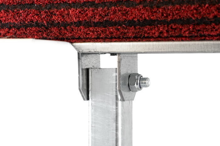 Soporte lateral plano UNITRAILER, longitud 200 cm, altura 30 cm, para remolque de barco