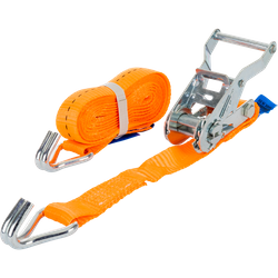 Cinta transportadora UNITRAILER de 4 m/25 mm/1 t de color naranja con tensor