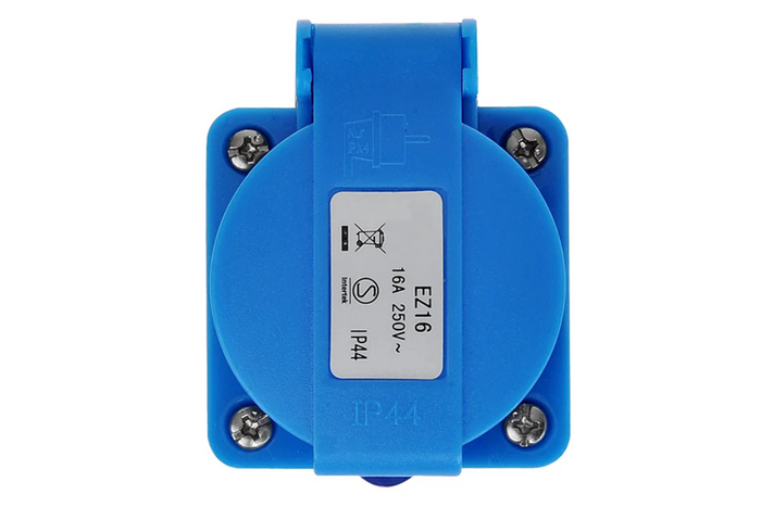 Adaptador ProPlus 373519 de enchufe CEE a toma de corriente con conexión a tierra.
