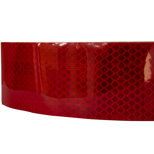 Cinta reflecante contorneada roja - 1 metro