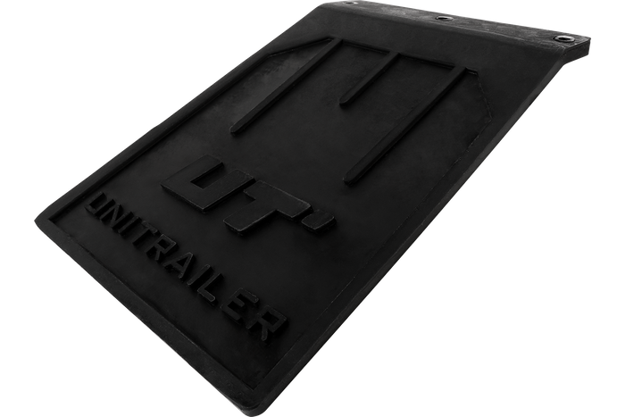 Juego de guardabarros de goma UNITRAILER, cubreguardabarros curvados 185/233 mm