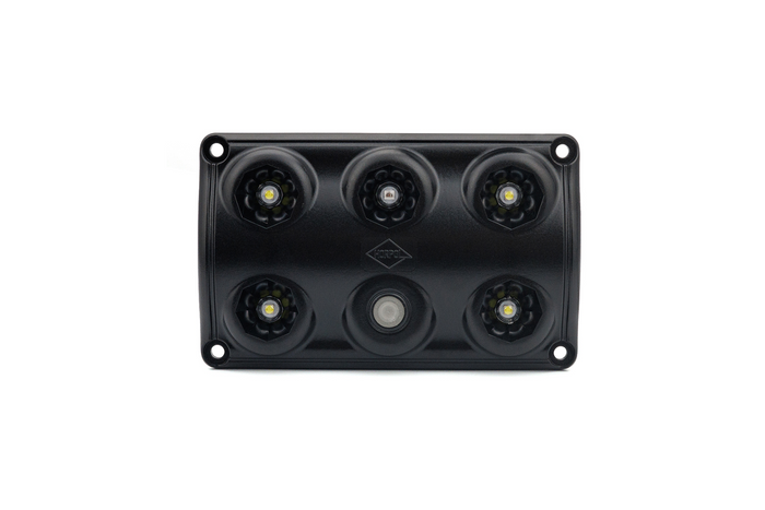 Lámpara LED HORPOL LWD2157/CZ de 900 lm para interior de coche, color negro, con interruptor y diodo rojo.