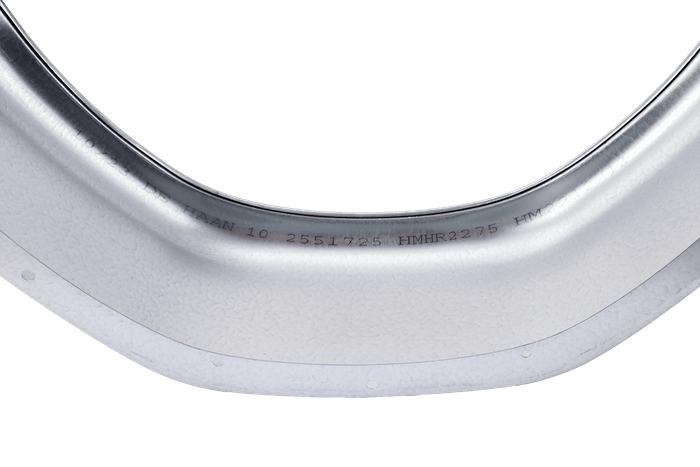 Juego de dos guardabarros para remolque de 14-15" DE HAAN HMHR 2275, pasos de rueda 750/220 mm