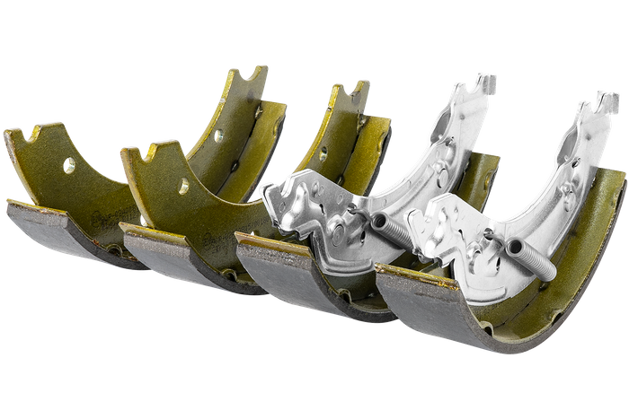 Zapatas de freno para ejes KNOTT 250x40 con juego de muelles, con tensor