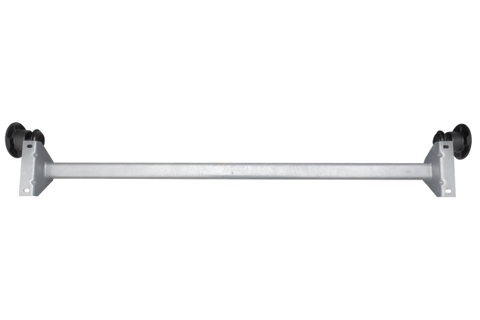 Eje sin freno KNOTT VG7-L para remolque UNITRAILER 750kg 1505mm 1805mm 4x100