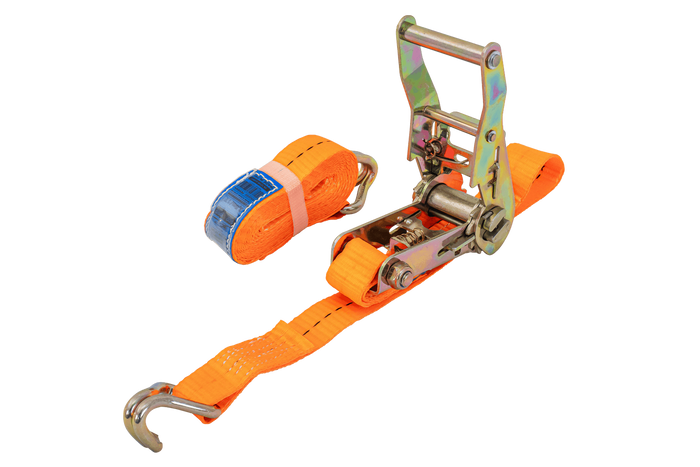 Cinta transportadora UNITRAILER de 3 m/25 mm/1 t de color naranja con tensor