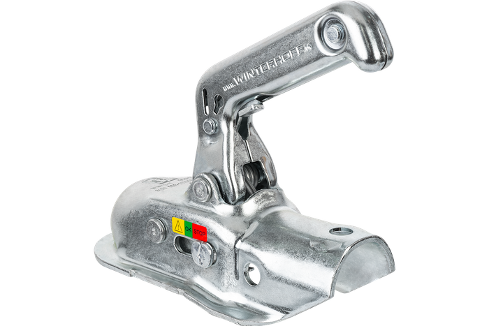 Enganche de bola WINTERHOFF WW13-N para remolque de 1500kg con lanza tubular de 45mm