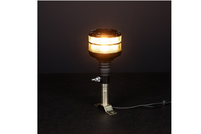 Lámpara de advertencia LED flexible KAMAR X-SPIDER 1, luz intermitente naranja