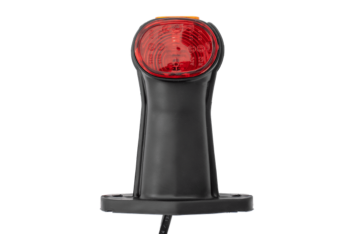 Juego de dos lámparas de señalización universales ASPÖCK SUPERPOINT II sobre brazo de goma
