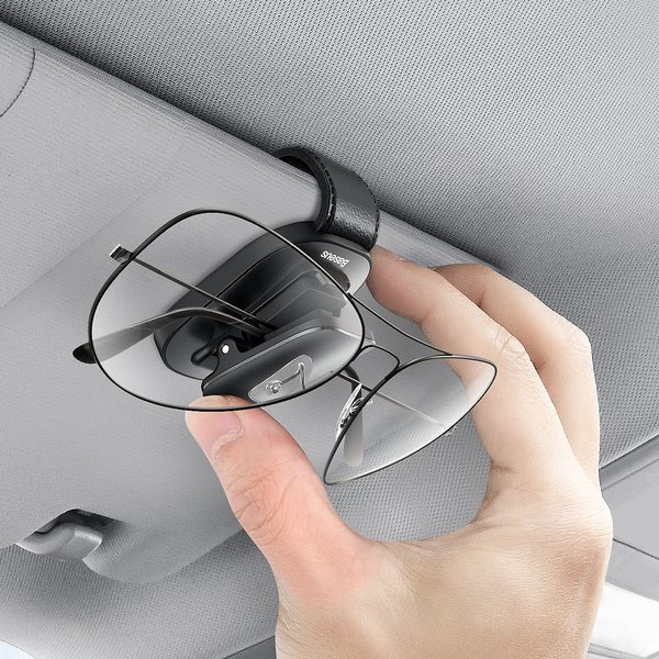 BASEUS Platinum Vehicle - Soporte para gafas y documentos para coche