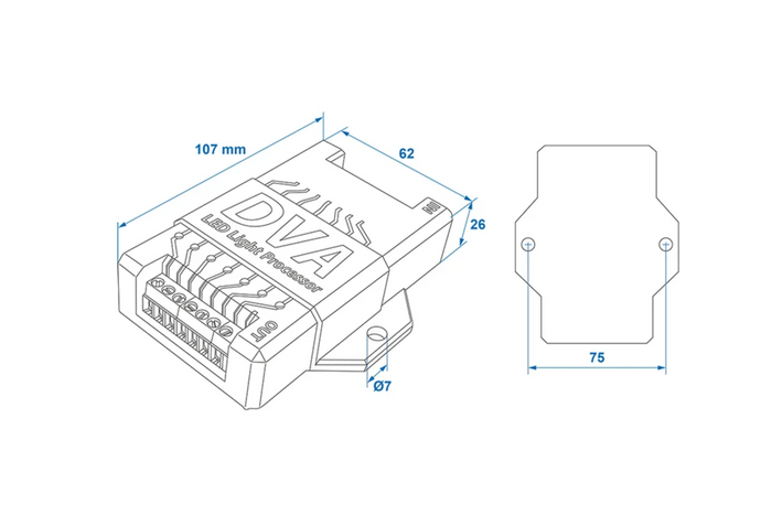 Módulo controlador de luces LED para remolque ProPlus 343128S CANBUS de 12 V