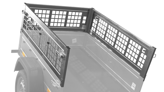 Laterales de malla para remolque UNITRAILER GARDEN TRAILER 150 KIPP