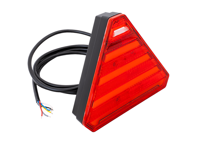 Luz trasera LED WAŚ W245 universal con 6 funciones