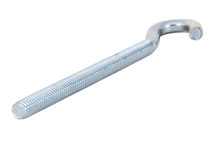 Gancho de construcción DROMET HZ M6x100 con extremo abierto (curvado)