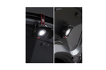 Lámpara de trabajo ProPlus LED de 5W y 400lm, alimentada por batería, con linterna.