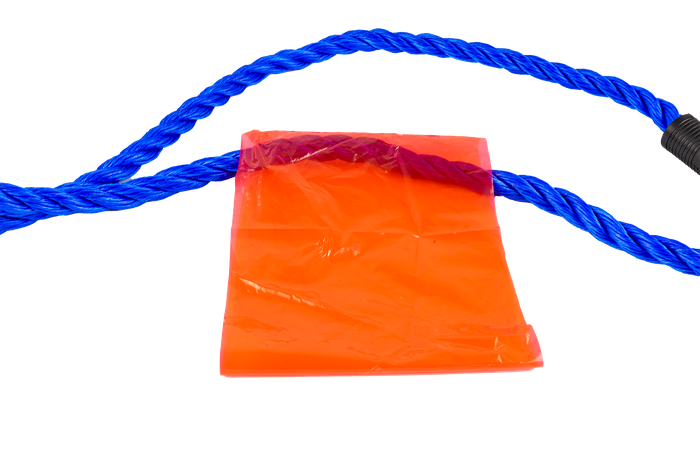 Cuerda de remolque con ganchos Correa de remolque LAMPA 4m/18mm/5t azul