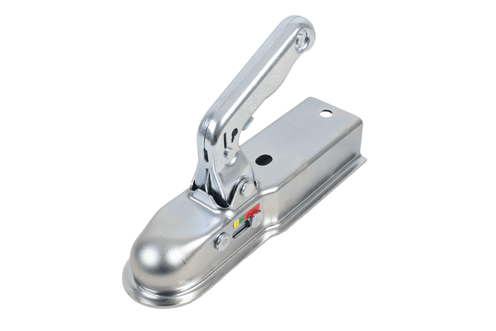 Enganche de bola CHOOYO JD.00.53.009 para remolque de 800 kg con barra de tiro cuadrada de 60 mm